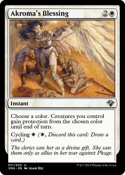 Akroma's Blessing (VMA-011) - Vintage Masters