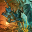 Persistent Marshstalker // Persistent Marshstalker (ABLB-014) - Bloomburrow Art Series (Borderless) Foil