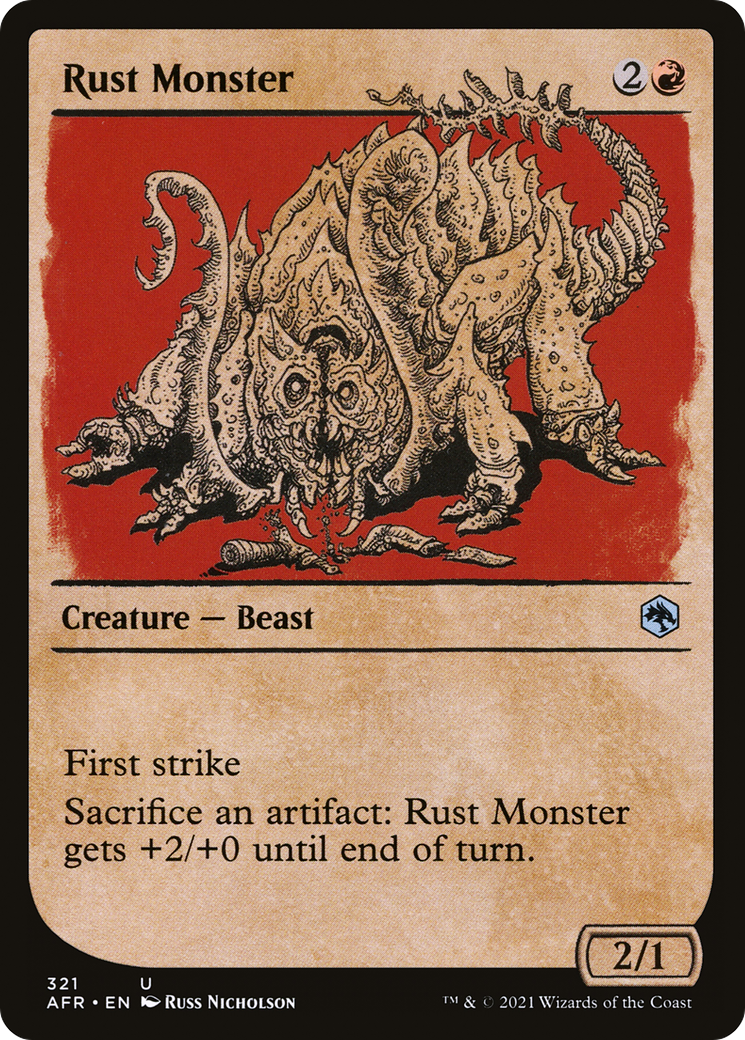 Rust Monster (AFR-321) - Adventures in the Forgotten Realms: (Showcase)