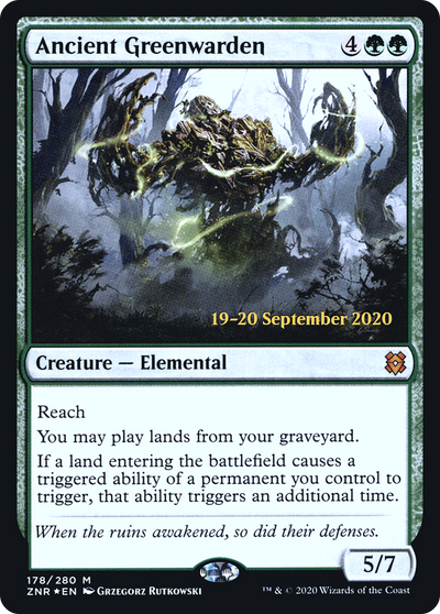 Ancient Greenwarden [Zendikar Rising Prerelease Promos]