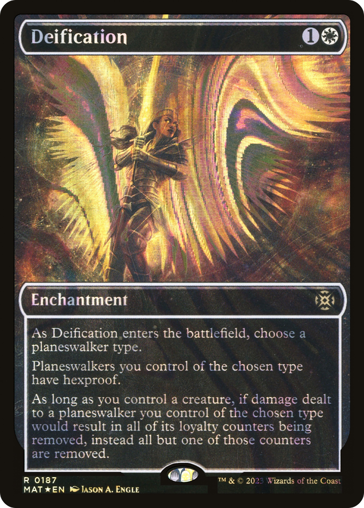 Deification (Showcase Halo Foil) [March of the Machine: The Aftermath]