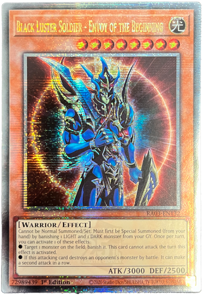 Black Luster Soldier - Envoy of the Beginning (Quarter Century Secret Rare) [RA03-EN132] Quarter Century Secret Rare