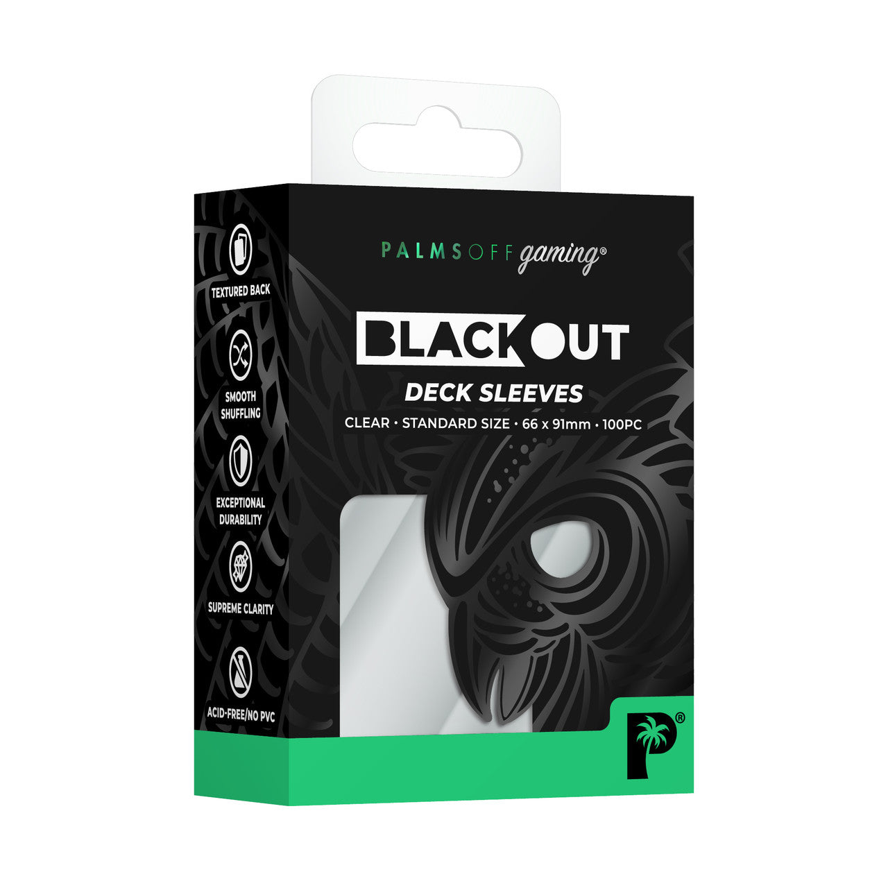 Palms Off - Blackout Deck Sleeves (100)