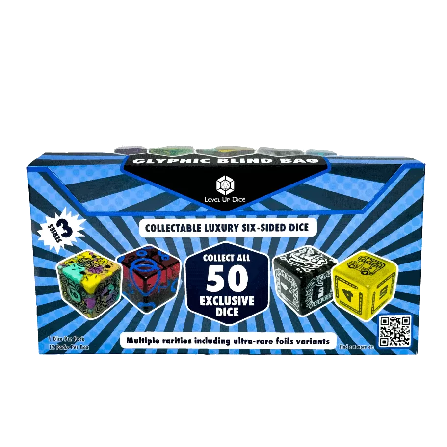 Level Up Dice - Glyphic Blind Bag Series 3 Display (12)
