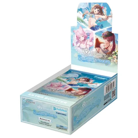 Hololive Official Card Game: Extra Booster: Summer Hologram Booster Box [hEB01e] *Sealed*