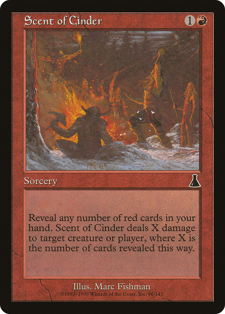 Scent of Cinder (UDS-096) - Urza's Destiny