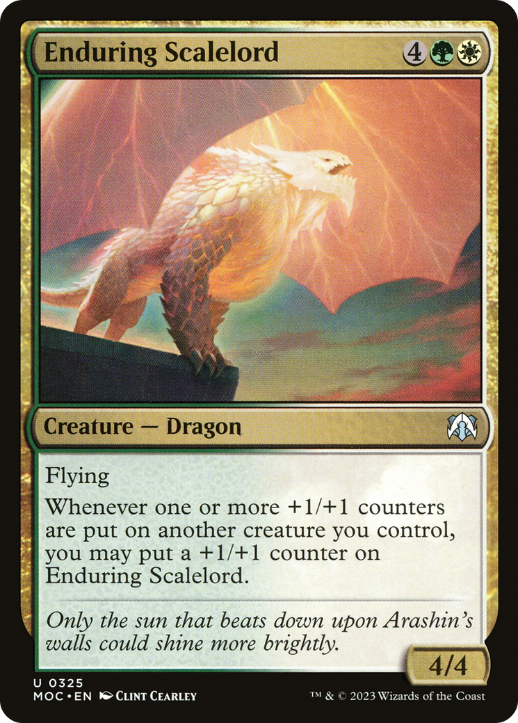 Enduring Scalelord [March of the Machine Commander]