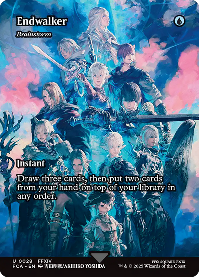 Brainstorm [FINAL FANTASY: Through the Ages] / Endwalker (Borderless) Foil Uncommon