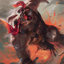 Furious Bellow // Furious Bellow (ADMU-031) - Dominaria United Art Series (Borderless)