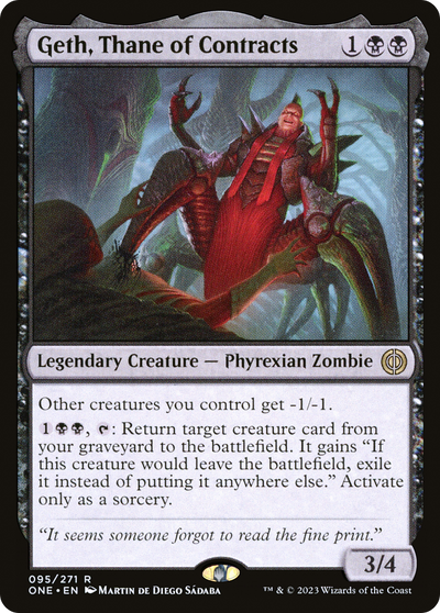 Geth, Thane of Contracts [Phyrexia: All Will Be One]