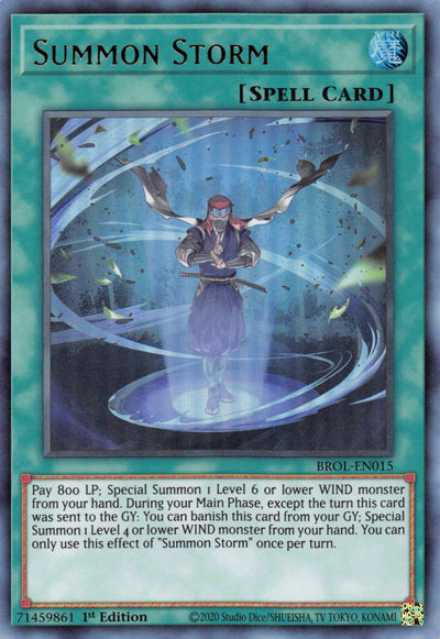 Summon Storm [BROL-EN015] Ultra Rare