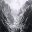 Mountain // Mountain (AMID-079) - Midnight Hunt Art Series (Borderless)
