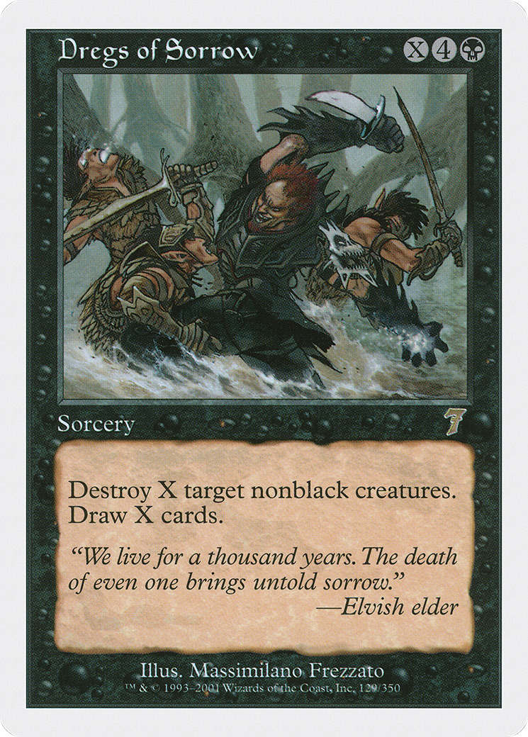 Dregs of Sorrow (7ED-129) - 7th Edition Foil