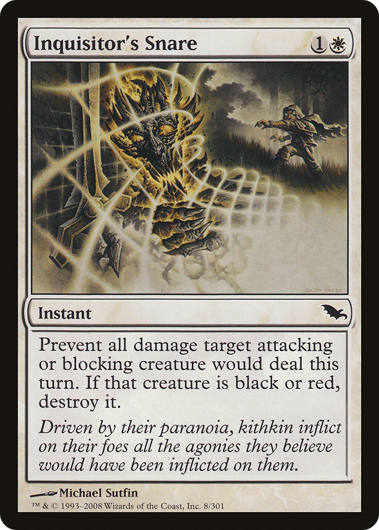 Inquisitor's Snare (SHM-008) - Shadowmoor