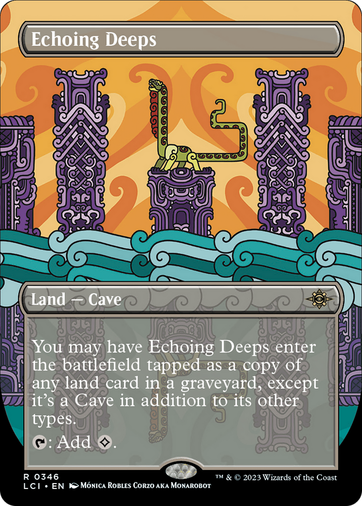 Echoing Deeps (Borderless) [The Lost Caverns of Ixalan]