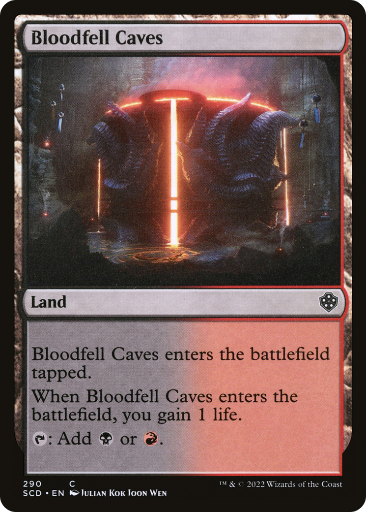 Bloodfell Caves [Starter Commander Decks]