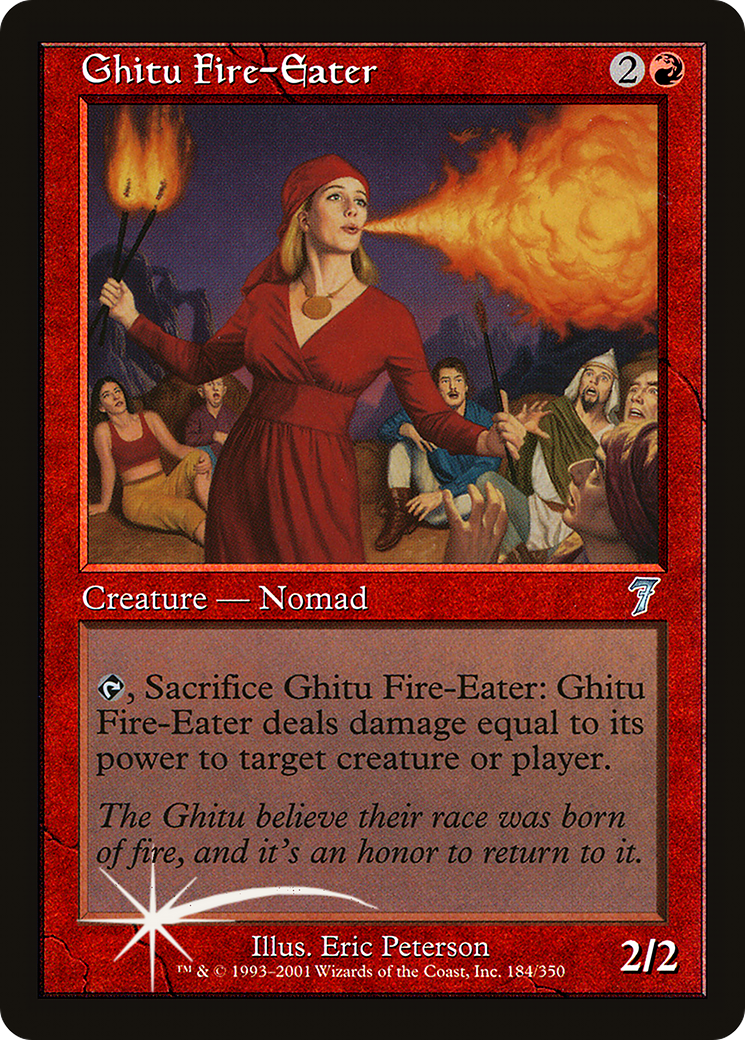Ghitu Fire-Eater (7ED-184★) - 7th Edition