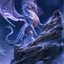 Ancient Silver Dragon // Ancient Silver Dragon (ACLB-006) - Battle for Baldur's Gate Art Series (Borderless) Foil