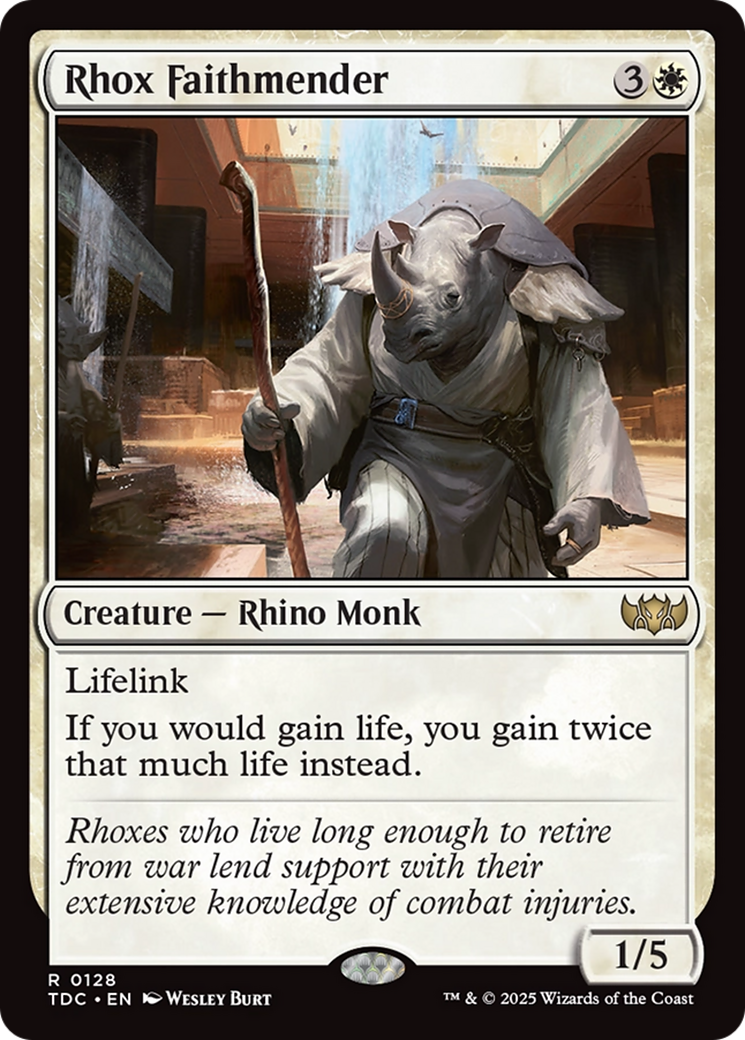 Rhox Faithmender [Tarkir: Dragonstorm Commander]
