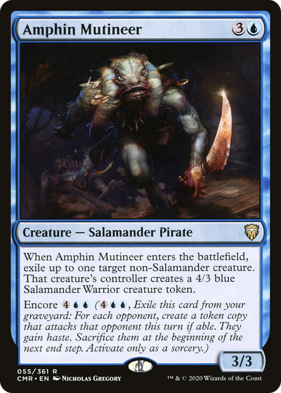 Amphin Mutineer (CMR-055) - Commander Legends