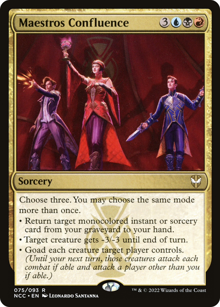 Maestros Confluence [Streets of New Capenna Commander]