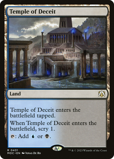 Temple of Deceit [March of the Machine Commander]