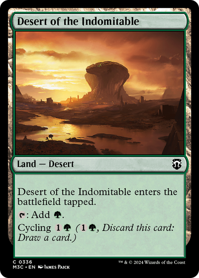Desert of the Indomitable [Modern Horizons 3 Commander]