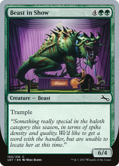 Beast in Show ("Something really special...") [Unstable]