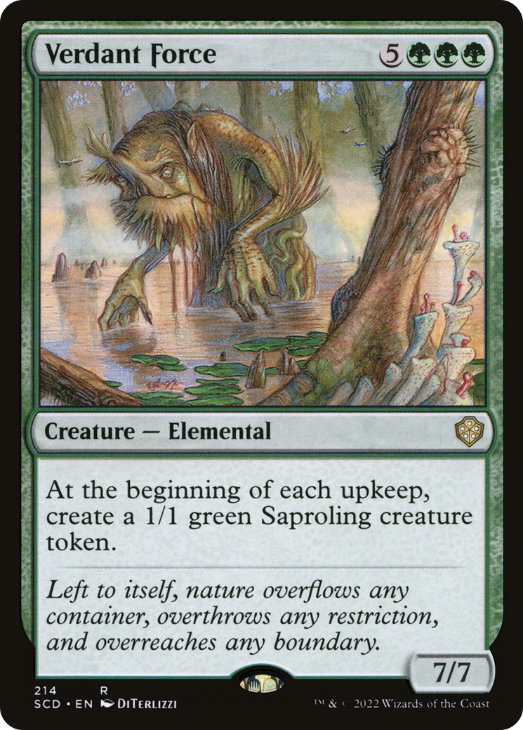 Verdant Force [Starter Commander Decks]