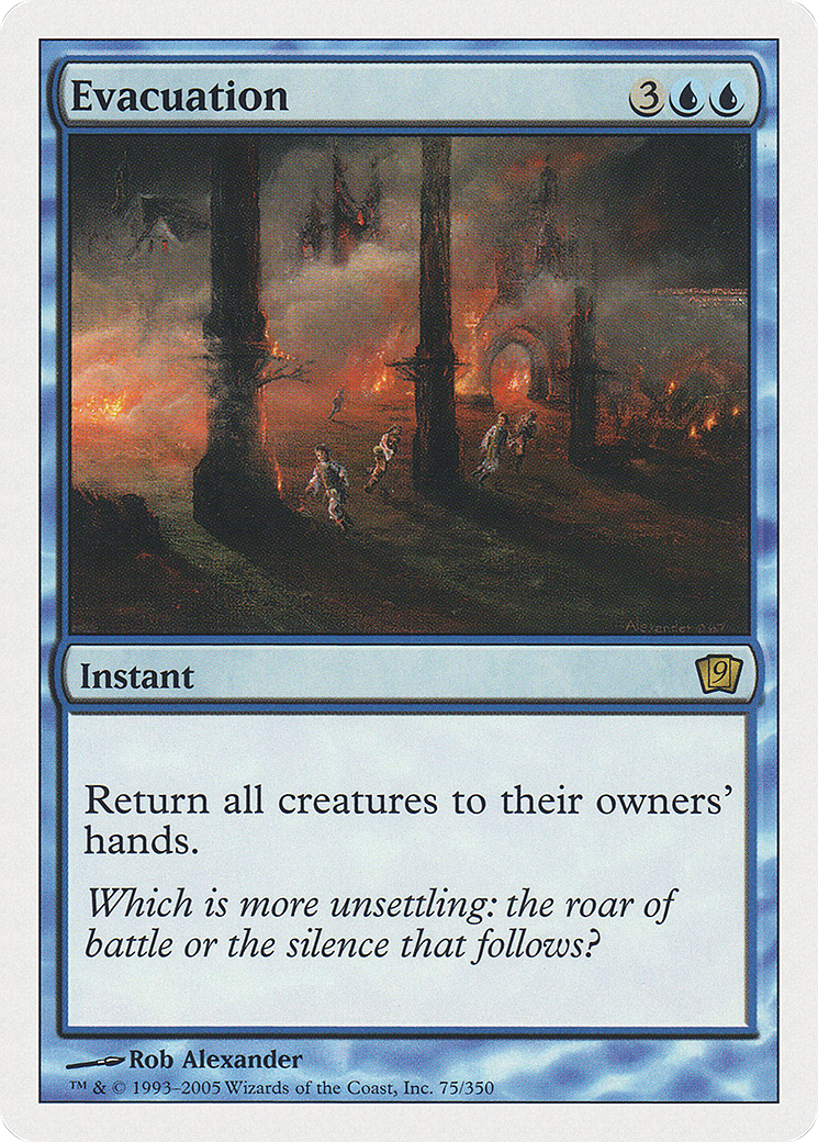 Evacuation (9ED-075) - 9th Edition Foil