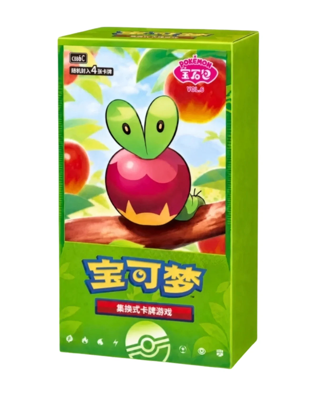 Chinese Pokemon TCG: Gem Vol 6. "Applin" Booster Box *Sealed*