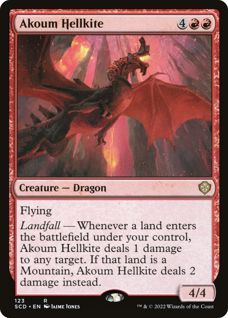 Akoum Hellkite [Starter Commander Decks]