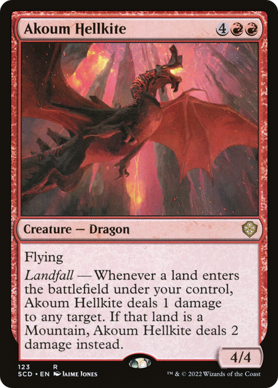 Akoum Hellkite [Starter Commander Decks]