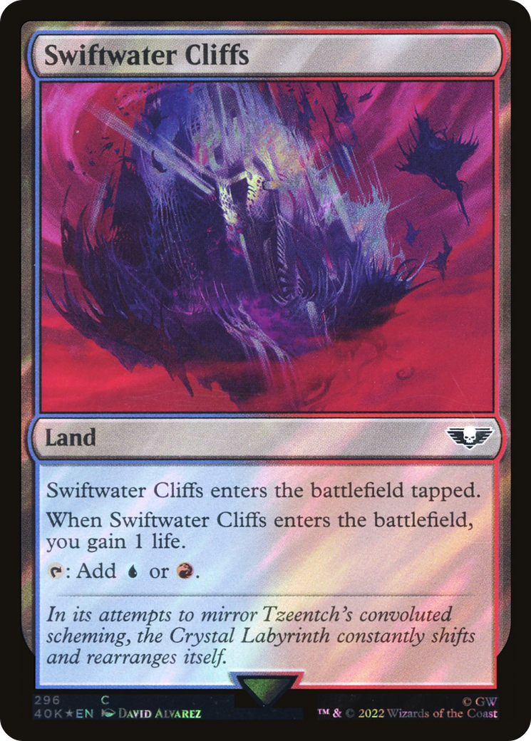 Swiftwater Cliffs (Surge Foil) [Warhammer 40,000]