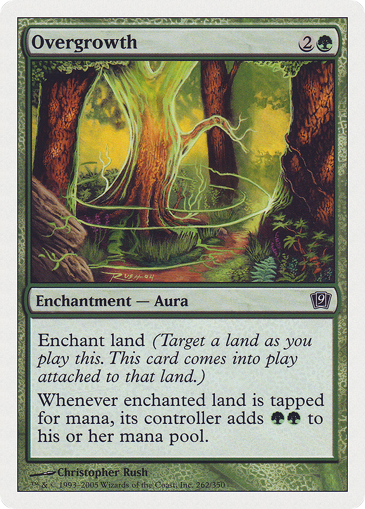 Overgrowth (9ED-262) - 9th Edition Foil