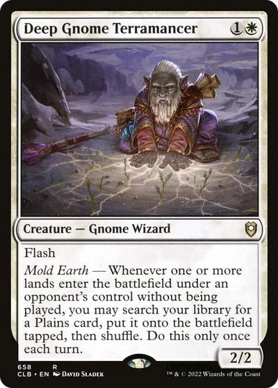 Deep Gnome Terramancer [Commander Legends: Battle for Baldur's Gate]