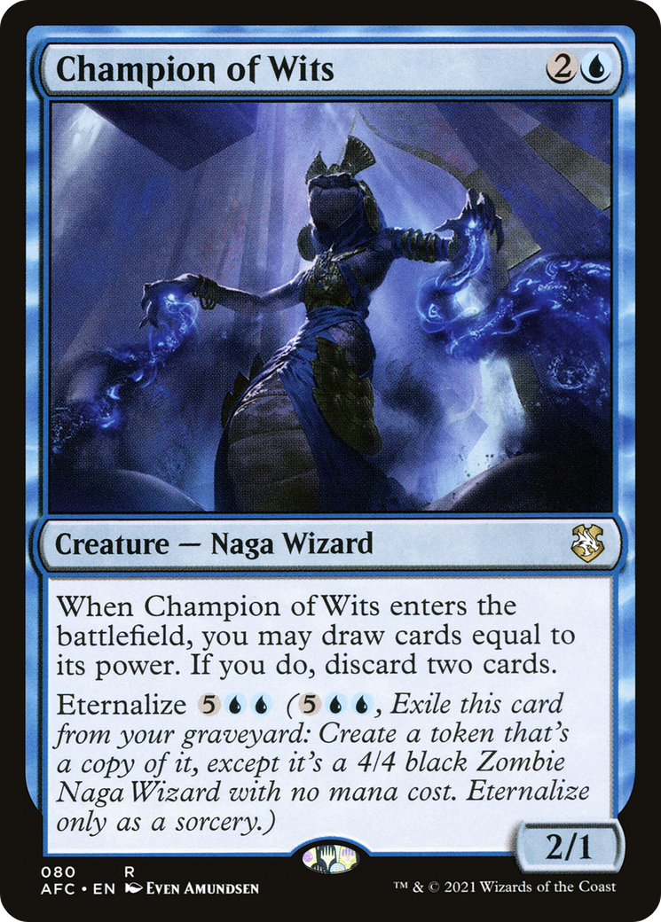 Champion of Wits [Dungeons & Dragons: Adventures in the Forgotten Realms Commander]