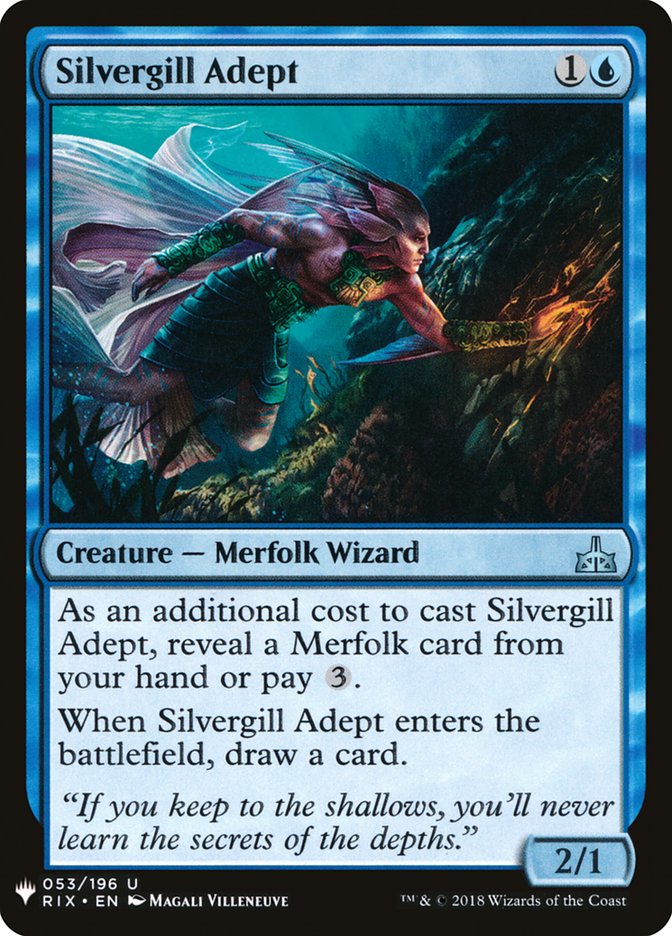 Silvergill Adept [Mystery Booster]