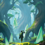 Forest // Forest (AFDN-025) - Foundations Art Series (Borderless) Foil