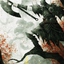 Garruk's Uprising // Garruk's Uprising (AWOE-072) - Wilds of Eldraine Art Series (Borderless)