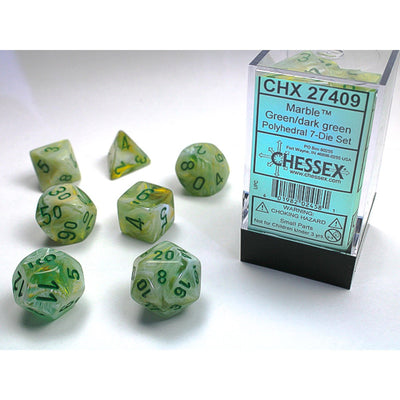 Chessex - Polyhedral 7-Die Set - Marble