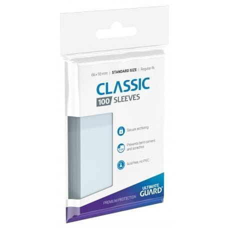 Ultimate Guard Sleeves - Standard Sized Clear (Standard Size 100 Pack)