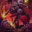 Jaya, Fiery Negotiator // Jaya, Fiery Negotiator (ADMU-035) - Dominaria United Art Series (Borderless) Foil