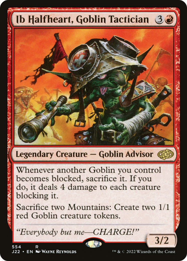 Ib Halfheart, Goblin Tactician [Jumpstart 2022]