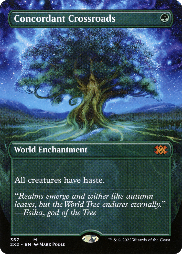 Concordant Crossroads (Borderless Alternate Art) [Double Masters 2022]