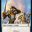 Knight // Saproling Double-Sided Token [Dungeons & Dragons: Adventures in the Forgotten Realms Commander Tokens]