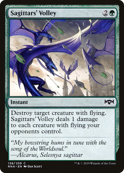 Sagittars' Volley [Ravnica Allegiance]