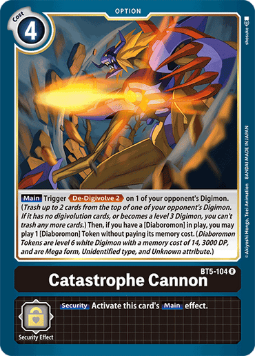 Catastrophe Cannon [BT5-104] [Battle of Omni]