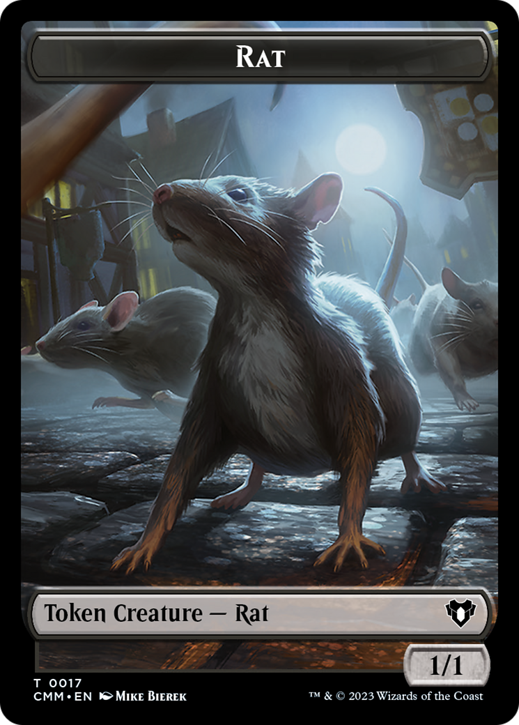 Rat (TCMM-017) - Commander Masters Tokens Foil