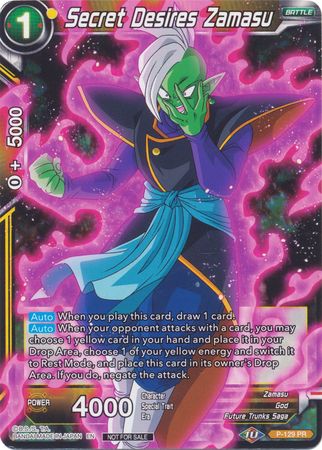 Secret Desires Zamasu (Shop Tournament: Assault of Saiyans) (P-129) [Promotion Cards]